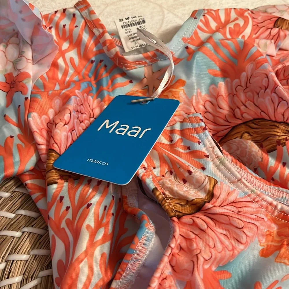 NWT. Maar Coral Reef Kids Swim Set